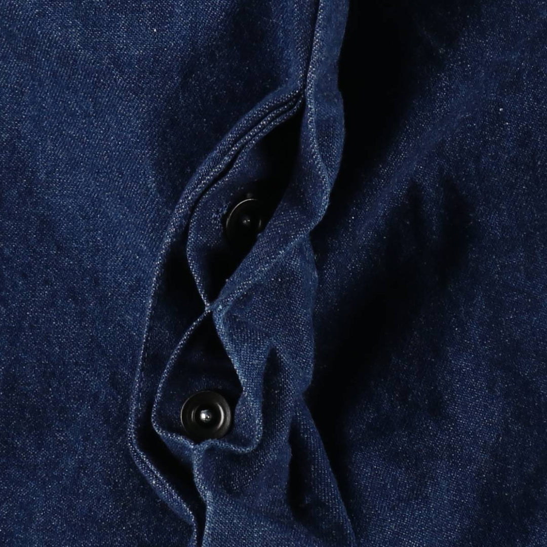 Dark navy 80s-90'S Dickies denim overalls, made in USA, men's size W38 equivalent, vintage. cotton blue type Vintage Second Hand