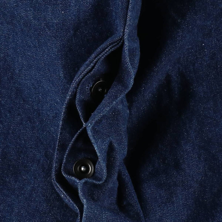 Dark navy 80s-90'S Dickies denim overalls, made in USA, men's size W38 equivalent, vintage. cotton blue type Vintage Second Hand