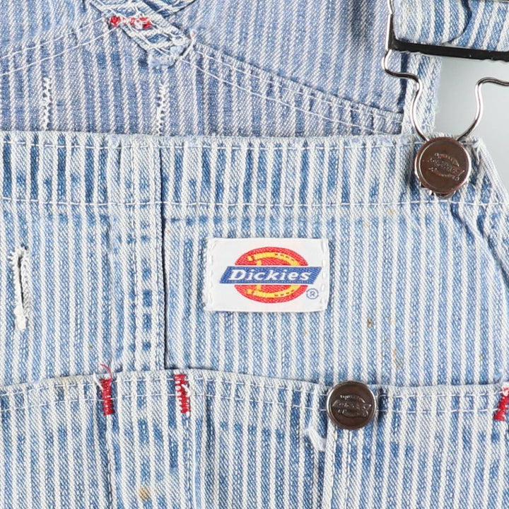 Dickies hickory stripe overalls, men's size W36 (approx.), vintage. cotton blue type Vintage Second Hand