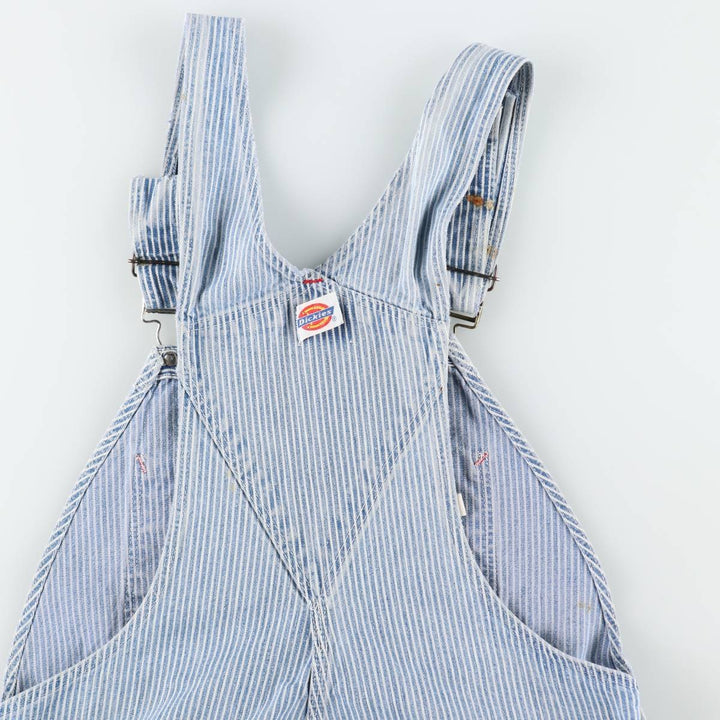 Dickies hickory stripe overalls, men's size W36 (approx.), vintage. cotton blue type Vintage Second Hand
