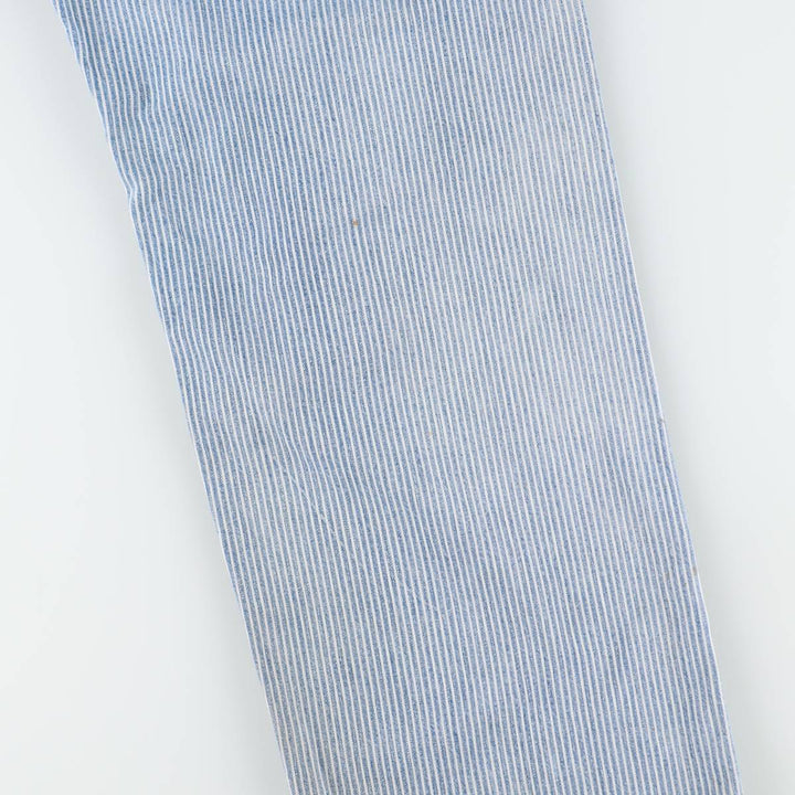 Dickies hickory stripe overalls, men's size W36 (approx.), vintage. cotton blue type Vintage Second Hand