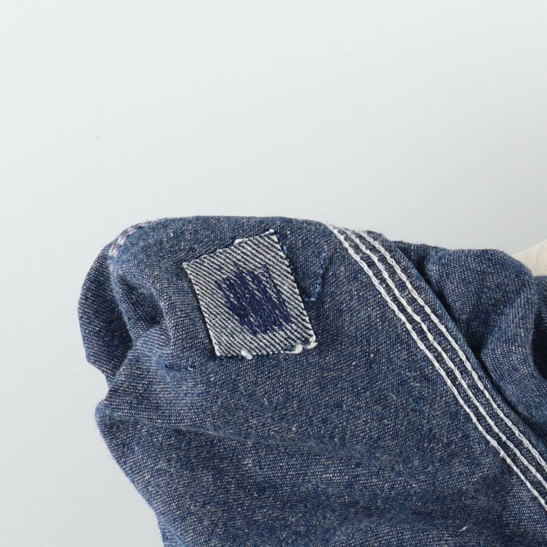80s-90'S JC Penney BIG MAC denim overalls with apron, made in USA, men's size W31 (approx.), vintage. cotton blue type Vintage Second Hand