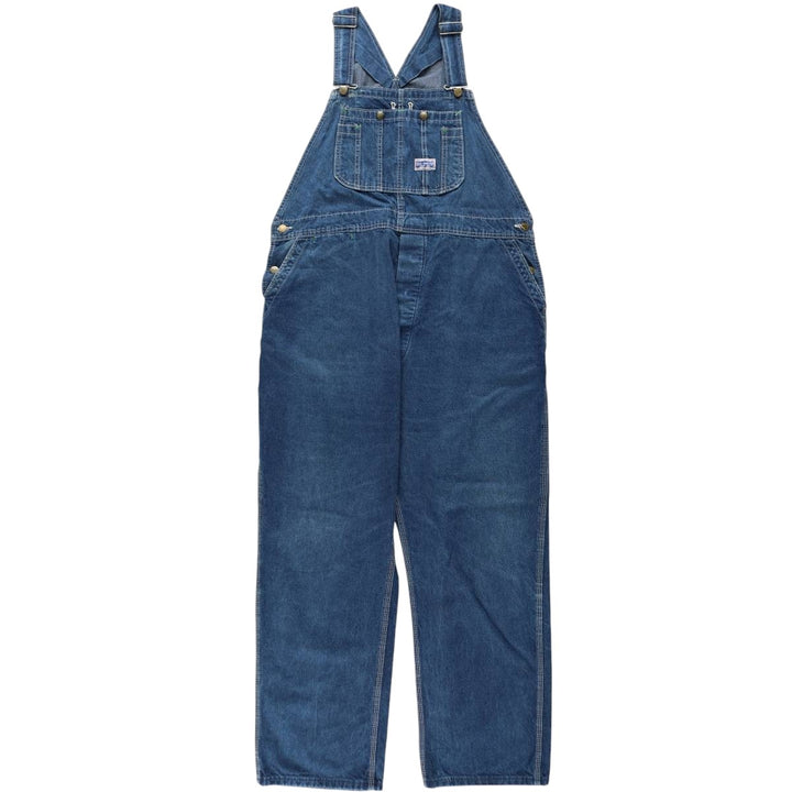 Big Smith denim overalls, made in the USA, men's size W42 (approx.). unclear blue type Vintage Second Hand