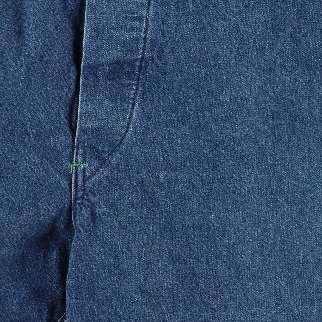 Big Smith denim overalls, made in the USA, men's size W42 (approx.). unclear blue type Vintage Second Hand