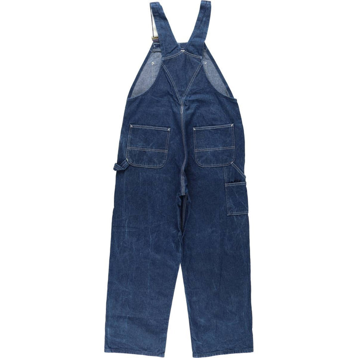 Carhartt denim overalls for men, equivalent to W38 cotton blue type Vintage Second Hand