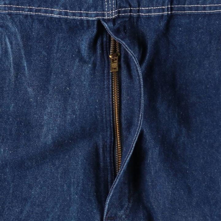 Carhartt denim overalls for men, equivalent to W38 cotton blue type Vintage Second Hand