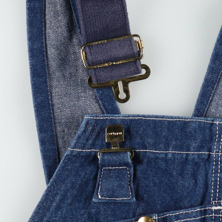 Carhartt denim overalls for men, equivalent to W38 cotton blue type Vintage Second Hand