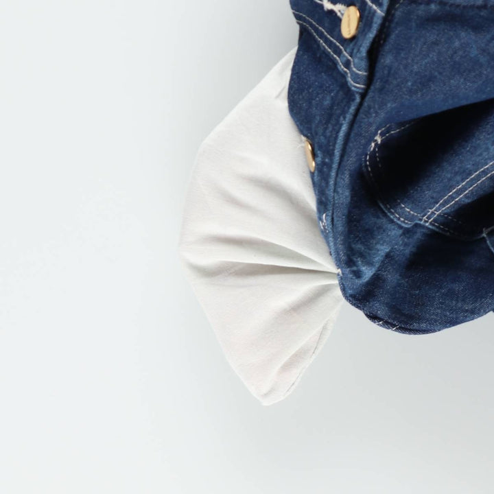 Carhartt denim overalls for men, equivalent to W38 cotton blue type Vintage Second Hand