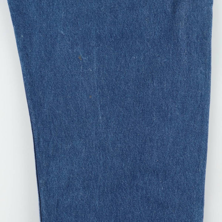 Carhartt logo patch denim overalls, men's size W42 (approx.) cotton blue type Vintage Second Hand