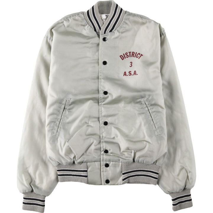 70s-80'S West Wind Varsity Jacket Award Jacket Men's Size S (Equivalent) Vintage unclear Silver type Vintage Second Hand