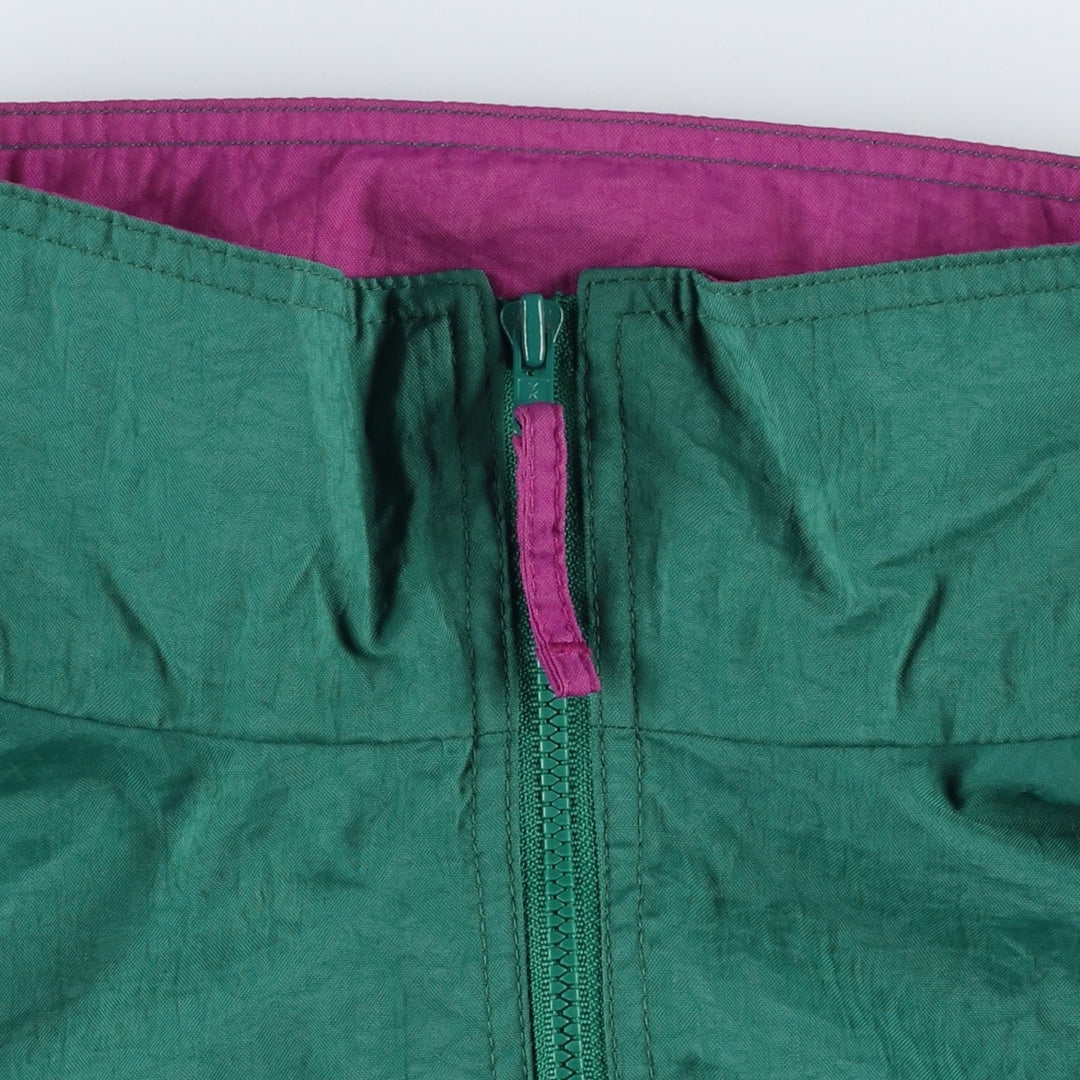 80s-90'S Lands' End Nylon Jacket, Men's Size L (approx.), Vintage Nylon Green type dark green Vintage Second Hand