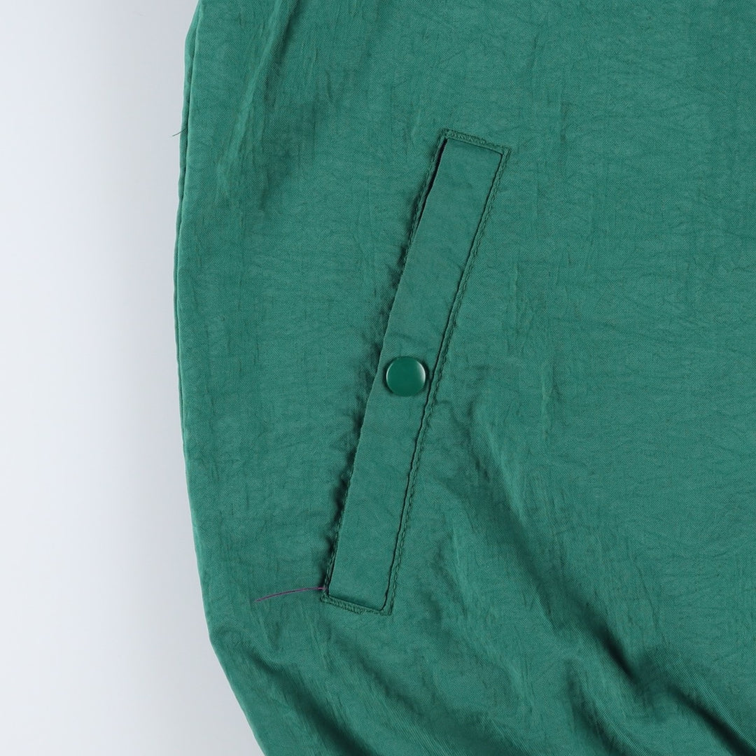 80s-90'S Lands' End Nylon Jacket, Men's Size L (approx.), Vintage Nylon Green type dark green Vintage Second Hand