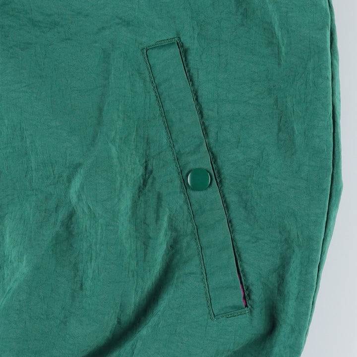 80s-90'S Lands' End Nylon Jacket, Men's Size L (approx.), Vintage Nylon Green type dark green Vintage Second Hand