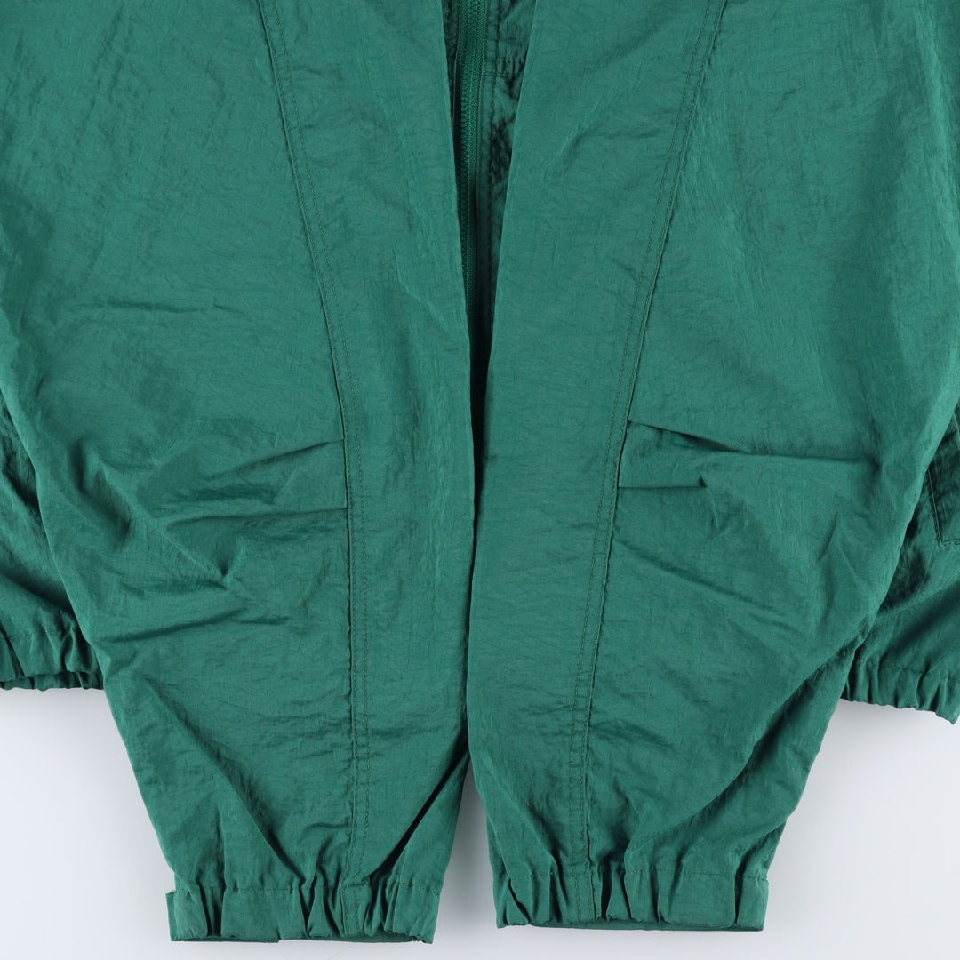 80s-90'S Lands' End Nylon Jacket, Men's Size L (approx.), Vintage Nylon Green type dark green Vintage Second Hand