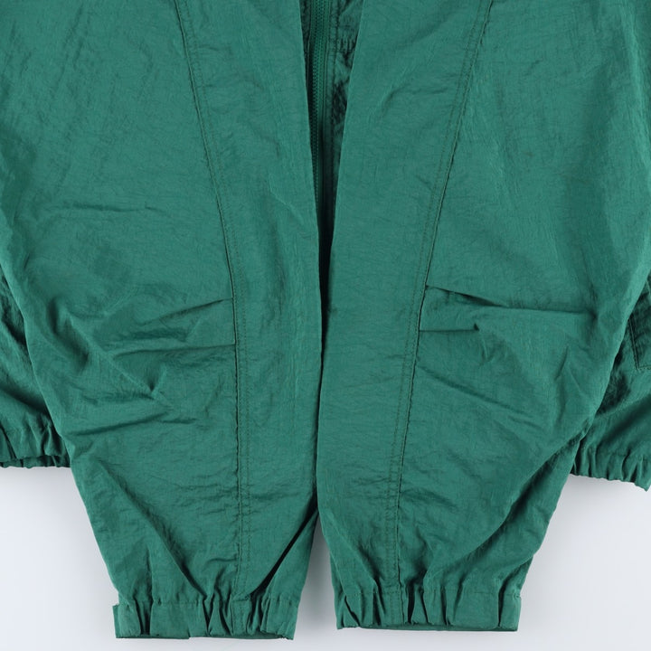80s-90'S Lands' End Nylon Jacket, Men's Size L (approx.), Vintage Nylon Green type dark green Vintage Second Hand