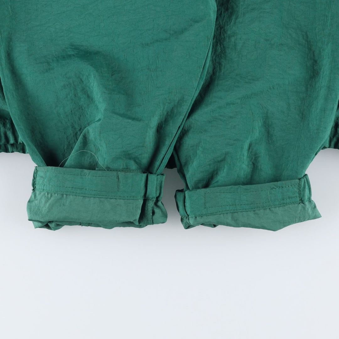 80s-90'S Lands' End Nylon Jacket, Men's Size L (approx.), Vintage Nylon Green type dark green Vintage Second Hand
