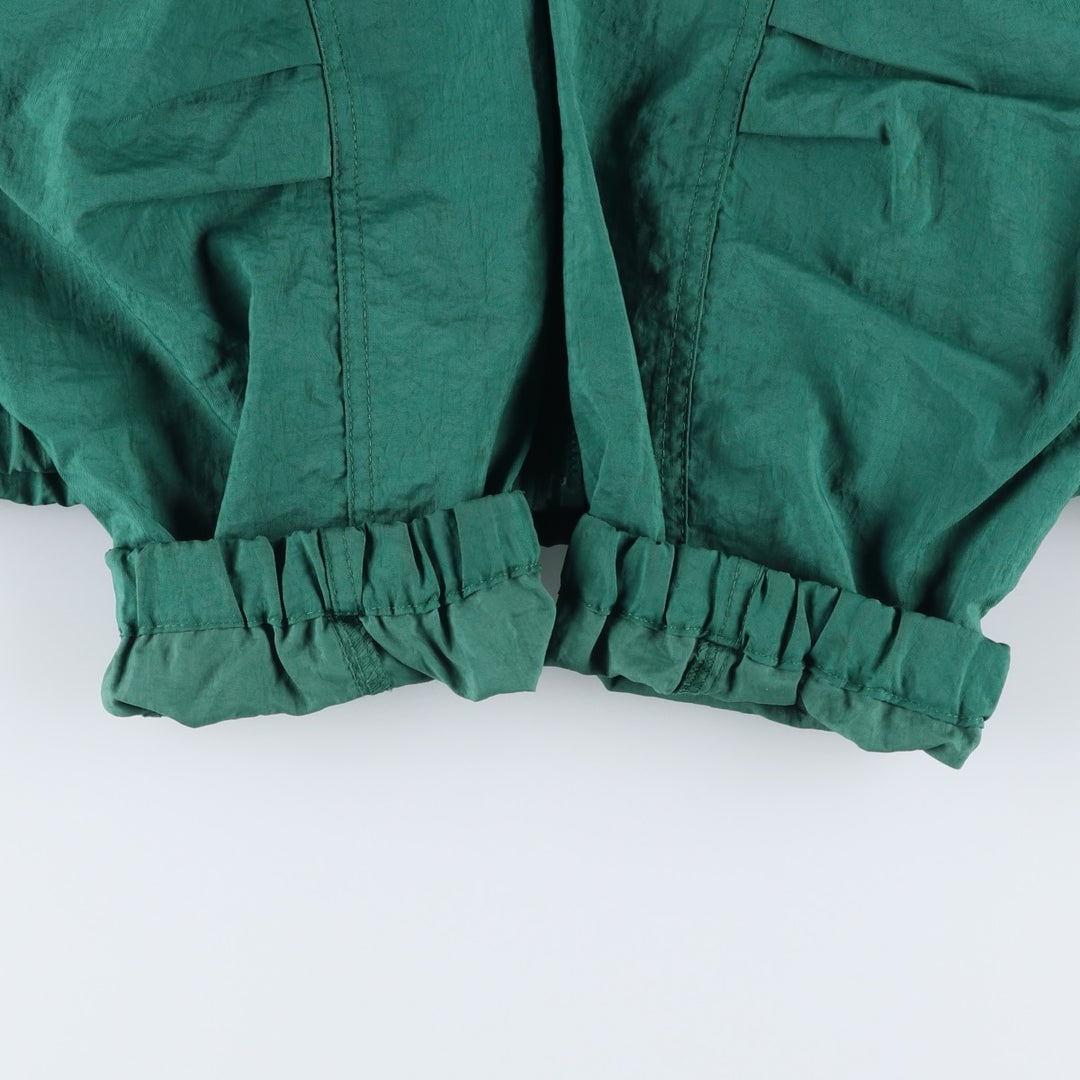 80s-90'S Lands' End Nylon Jacket, Men's Size L (approx.), Vintage Nylon Green type dark green Vintage Second Hand