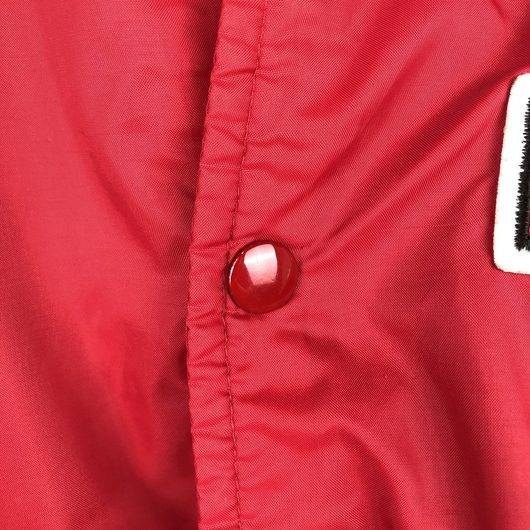 College varsity jacket, award jacket, men's size L. unclear red type Vintage Second Hand