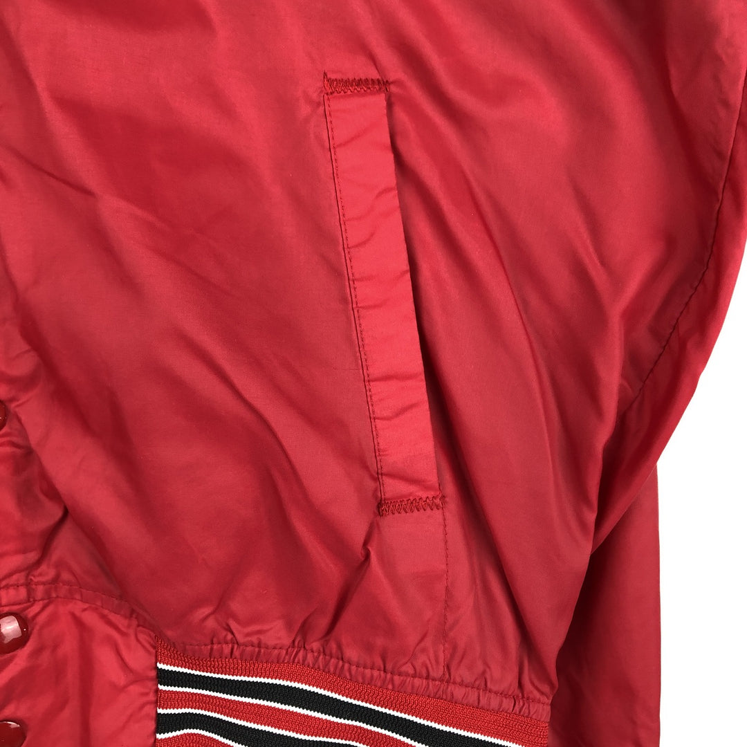 College varsity jacket, award jacket, men's size L. unclear red type Vintage Second Hand