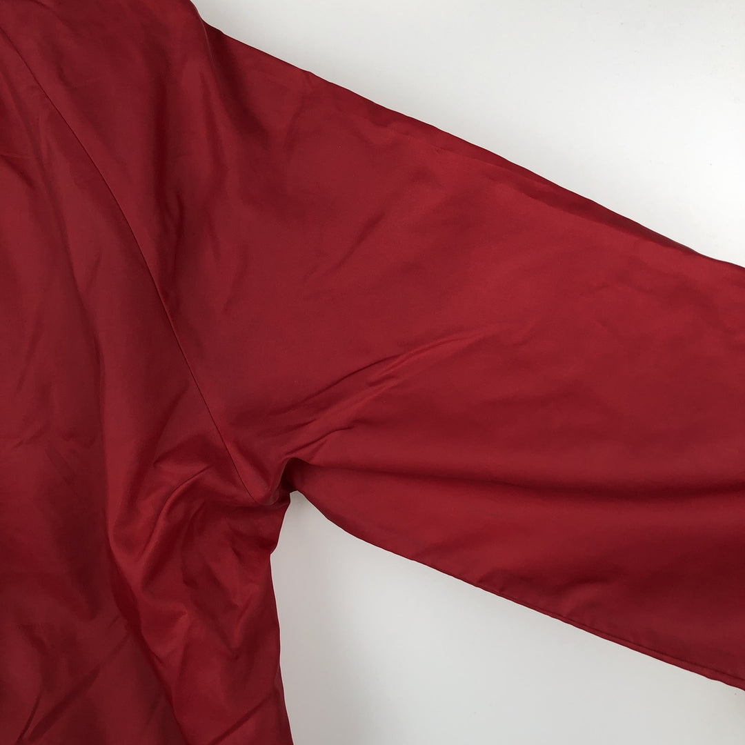 College varsity jacket, award jacket, men's size L. unclear red type Vintage Second Hand