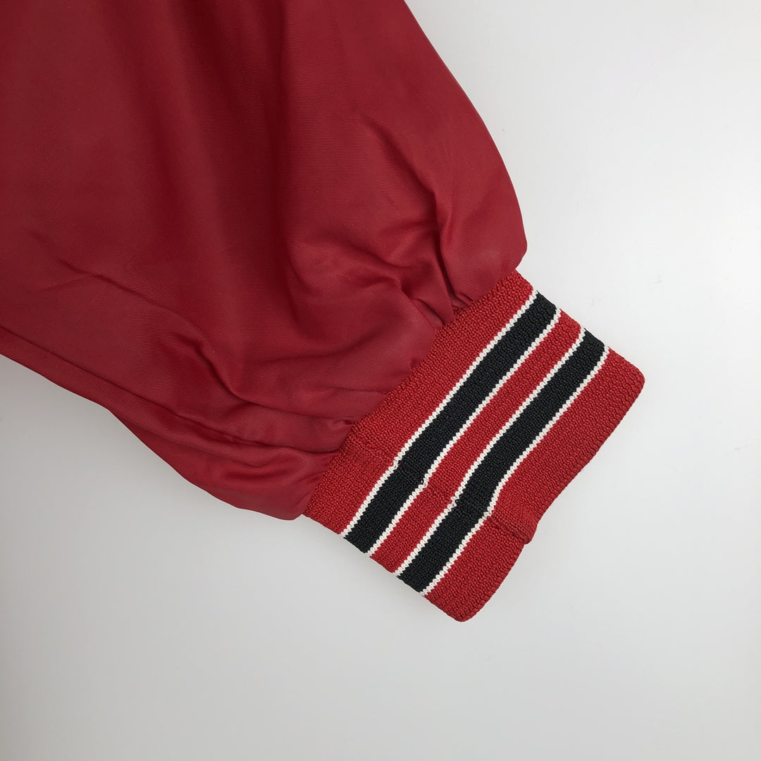 College varsity jacket, award jacket, men's size L. unclear red type Vintage Second Hand