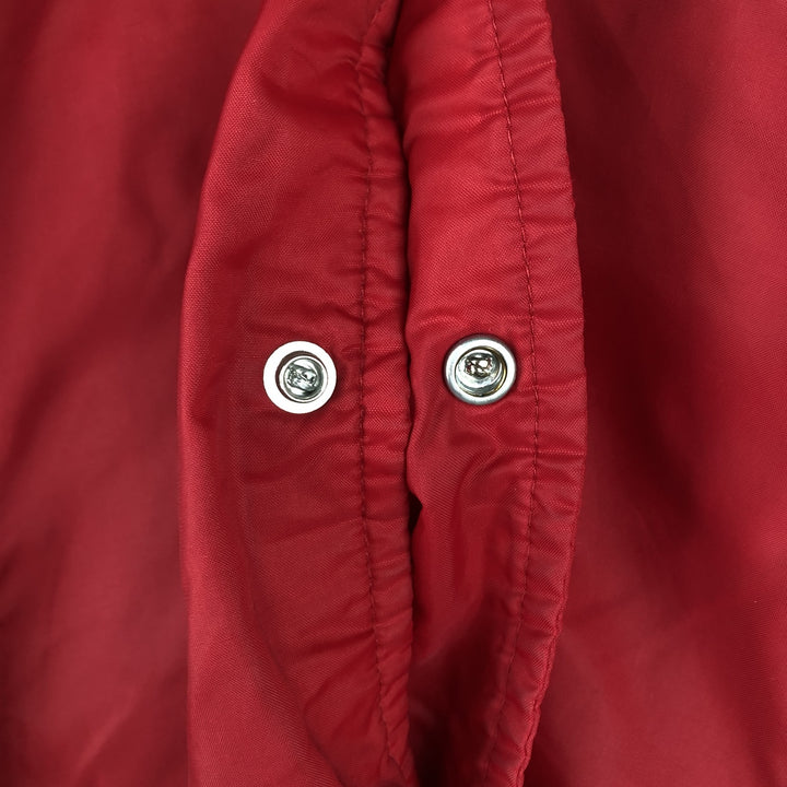 College varsity jacket, award jacket, men's size L. unclear red type Vintage Second Hand
