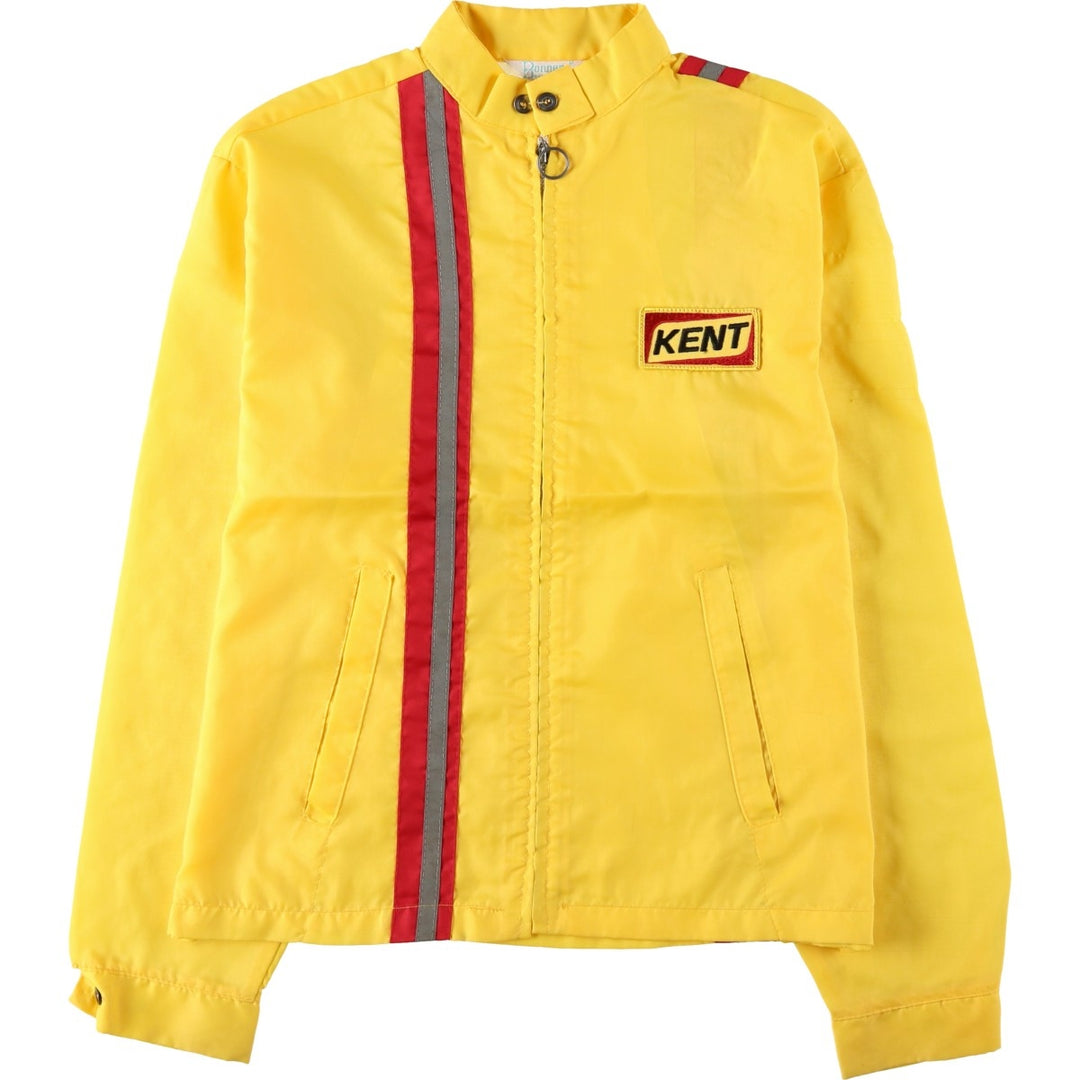1960'S Lands' End Bonner Racing Jacket, Men's Size M (approx.), Vintage unclear yellow type Vintage Second Hand