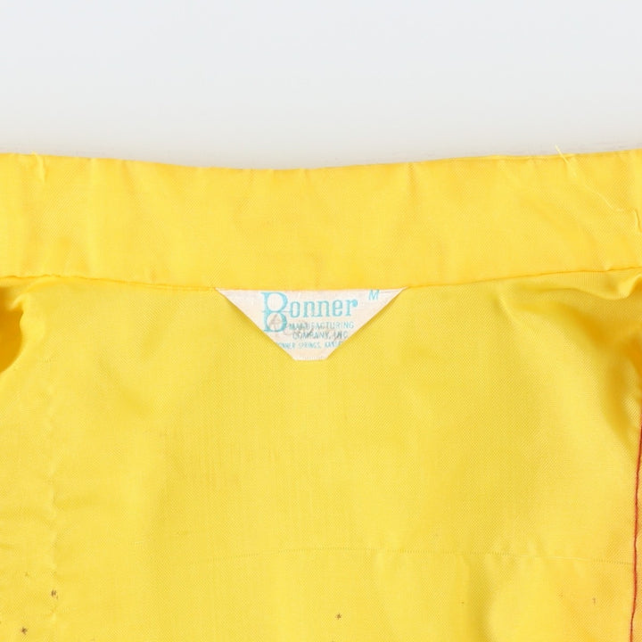 1960'S Lands' End Bonner Racing Jacket, Men's Size M (approx.), Vintage unclear yellow type Vintage Second Hand