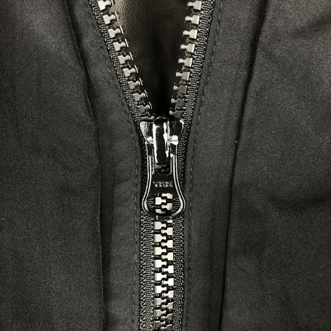 Harley-Davidson Men's Windbreaker (Size L) polyester black type Vintage Second Hand