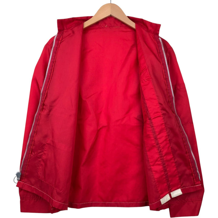 70s-80'S Budweiser racing jacket, men's size L equivalent, vintage. unclear red type Vintage Second Hand