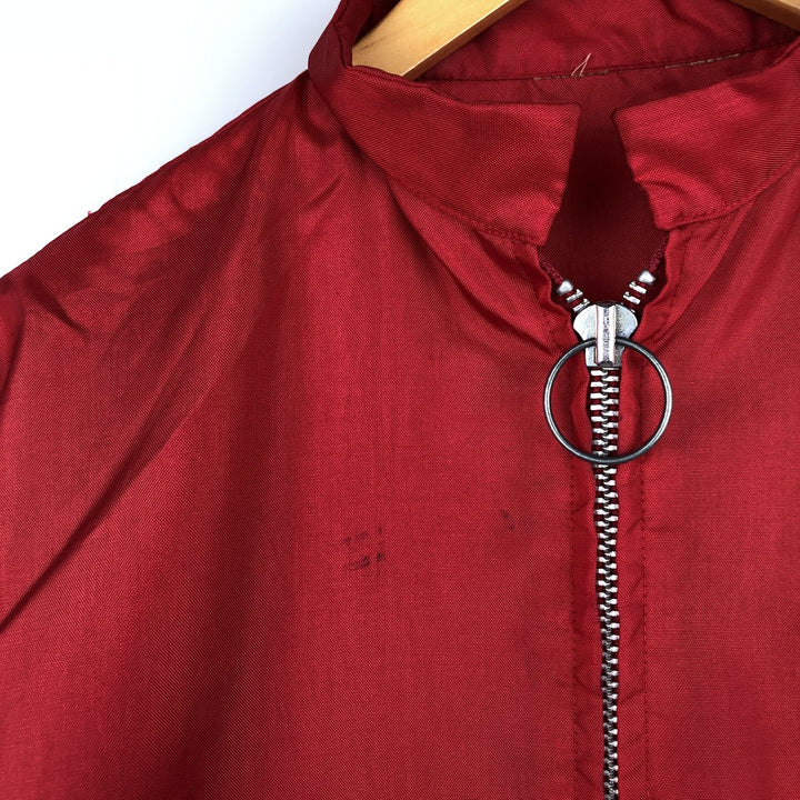 70s-80'S Budweiser racing jacket, men's size L equivalent, vintage. unclear red type Vintage Second Hand