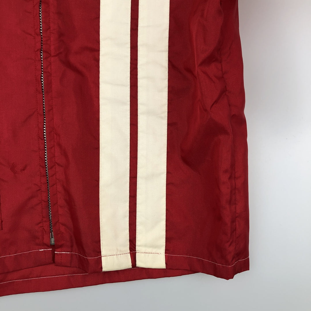 70s-80'S Budweiser racing jacket, men's size L equivalent, vintage. unclear red type Vintage Second Hand