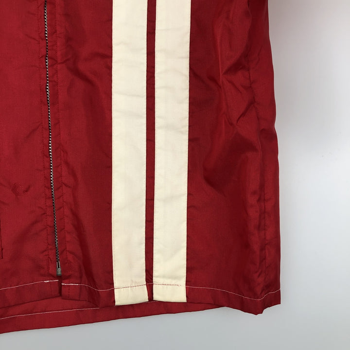 70s-80'S Budweiser racing jacket, men's size L equivalent, vintage. unclear red type Vintage Second Hand