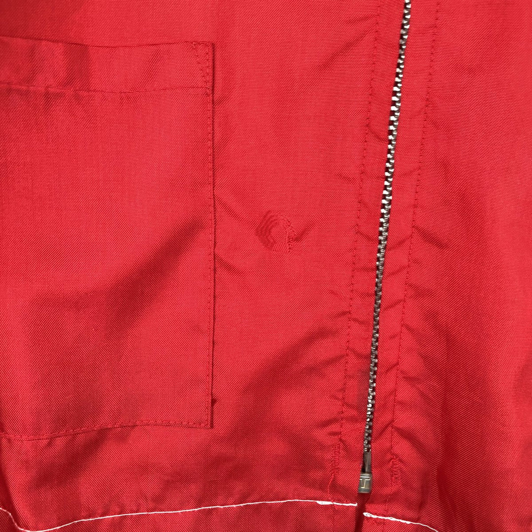 70s-80'S Budweiser racing jacket, men's size L equivalent, vintage. unclear red type Vintage Second Hand