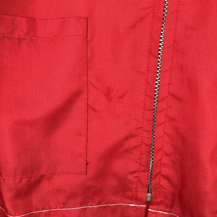 70s-80'S Budweiser racing jacket, men's size L equivalent, vintage. unclear red type Vintage Second Hand