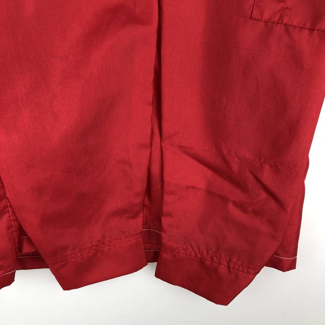 70s-80'S Budweiser racing jacket, men's size L equivalent, vintage. unclear red type Vintage Second Hand