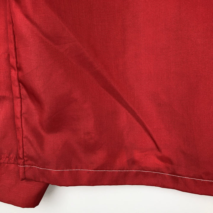 70s-80'S Budweiser racing jacket, men's size L equivalent, vintage. unclear red type Vintage Second Hand