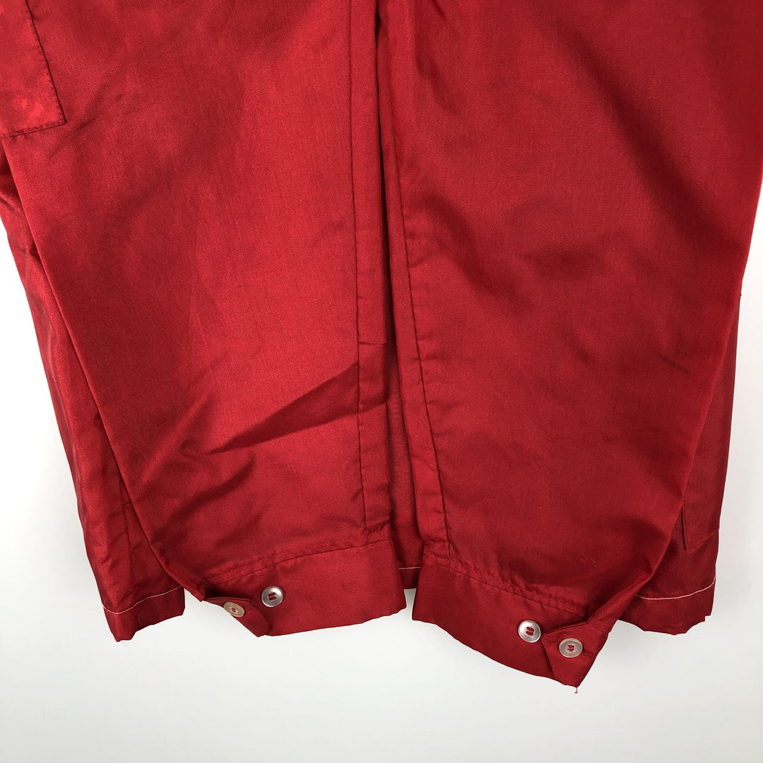 70s-80'S Budweiser racing jacket, men's size L equivalent, vintage. unclear red type Vintage Second Hand