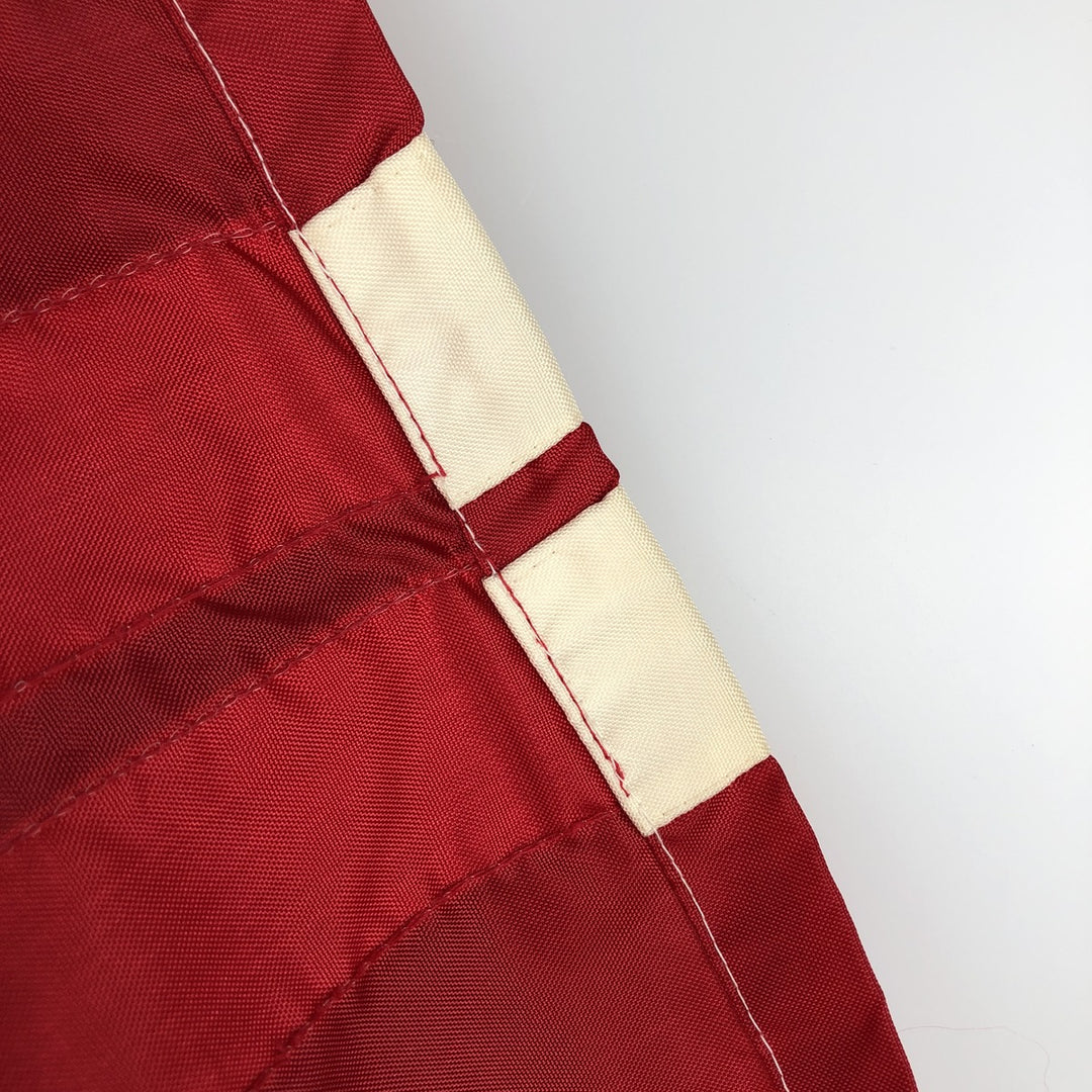 70s-80'S Budweiser racing jacket, men's size L equivalent, vintage. unclear red type Vintage Second Hand