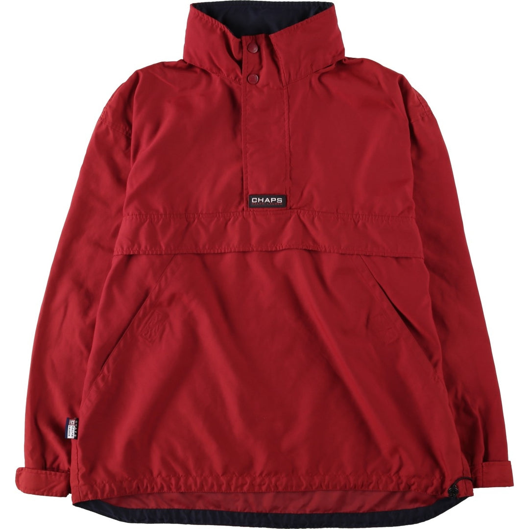Ralph Lauren CHAPS Anorak Jacket, Made in Russia, Men's Size M (approx.) polyester burgundy type Vintage Second Hand