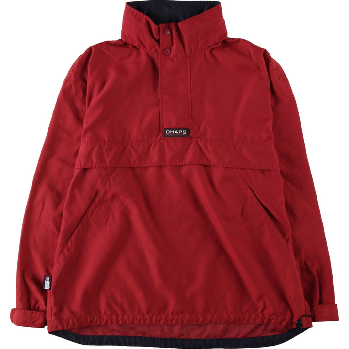 Ralph Lauren CHAPS Anorak Jacket, Made in Russia, Men's Size M (approx.) polyester burgundy type Vintage Second Hand