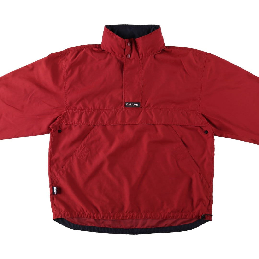 Ralph Lauren CHAPS Anorak Jacket, Made in Russia, Men's Size M (approx.) polyester burgundy type Vintage Second Hand