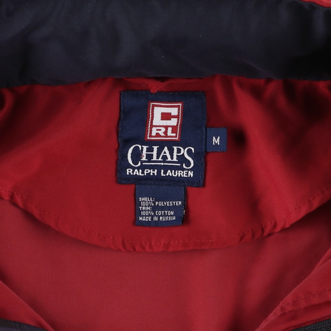Ralph Lauren CHAPS Anorak Jacket, Made in Russia, Men's Size M (approx.) polyester burgundy type Vintage Second Hand