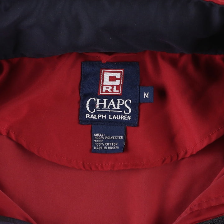 Ralph Lauren CHAPS Anorak Jacket, Made in Russia, Men's Size M (approx.) polyester burgundy type Vintage Second Hand