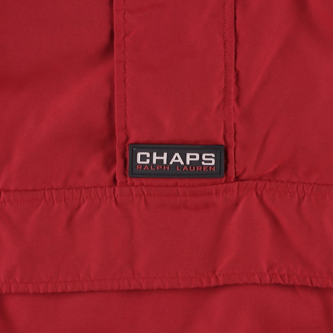 Ralph Lauren CHAPS Anorak Jacket, Made in Russia, Men's Size M (approx.) polyester burgundy type Vintage Second Hand