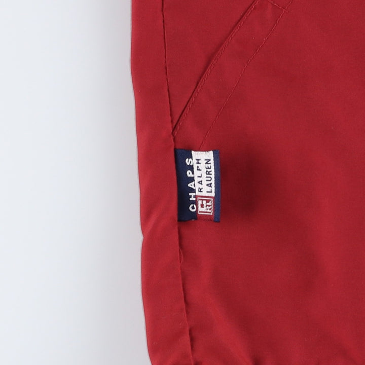 Ralph Lauren CHAPS Anorak Jacket, Made in Russia, Men's Size M (approx.) polyester burgundy type Vintage Second Hand