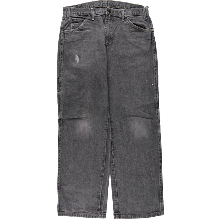 Dickies Black Denim Straight Leg Jeans, Men's W35 (approx.) cotton black type Vintage Second Hand