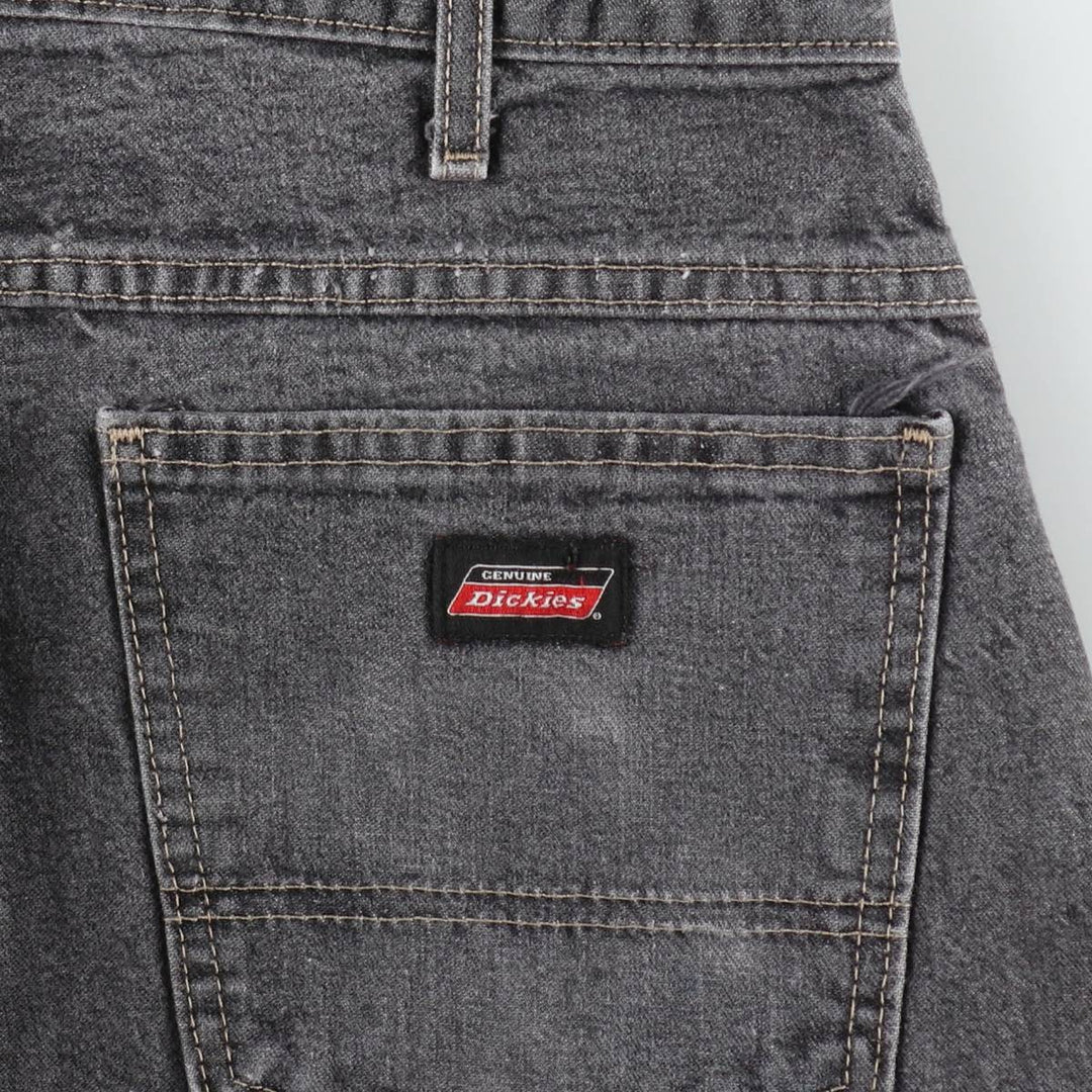 Dickies Black Denim Straight Leg Jeans, Men's W35 (approx.) cotton black type Vintage Second Hand
