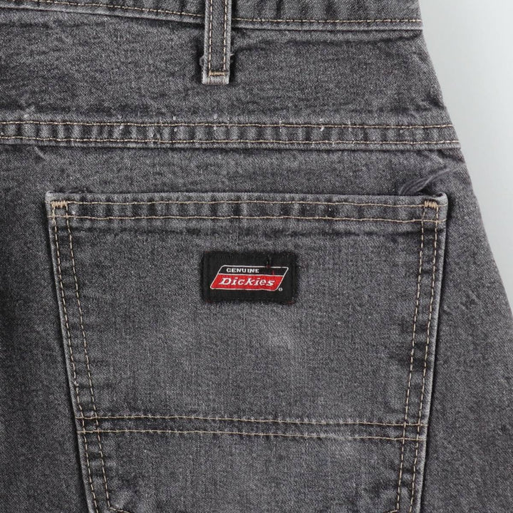 Dickies Black Denim Straight Leg Jeans, Men's W35 (approx.) cotton black type Vintage Second Hand