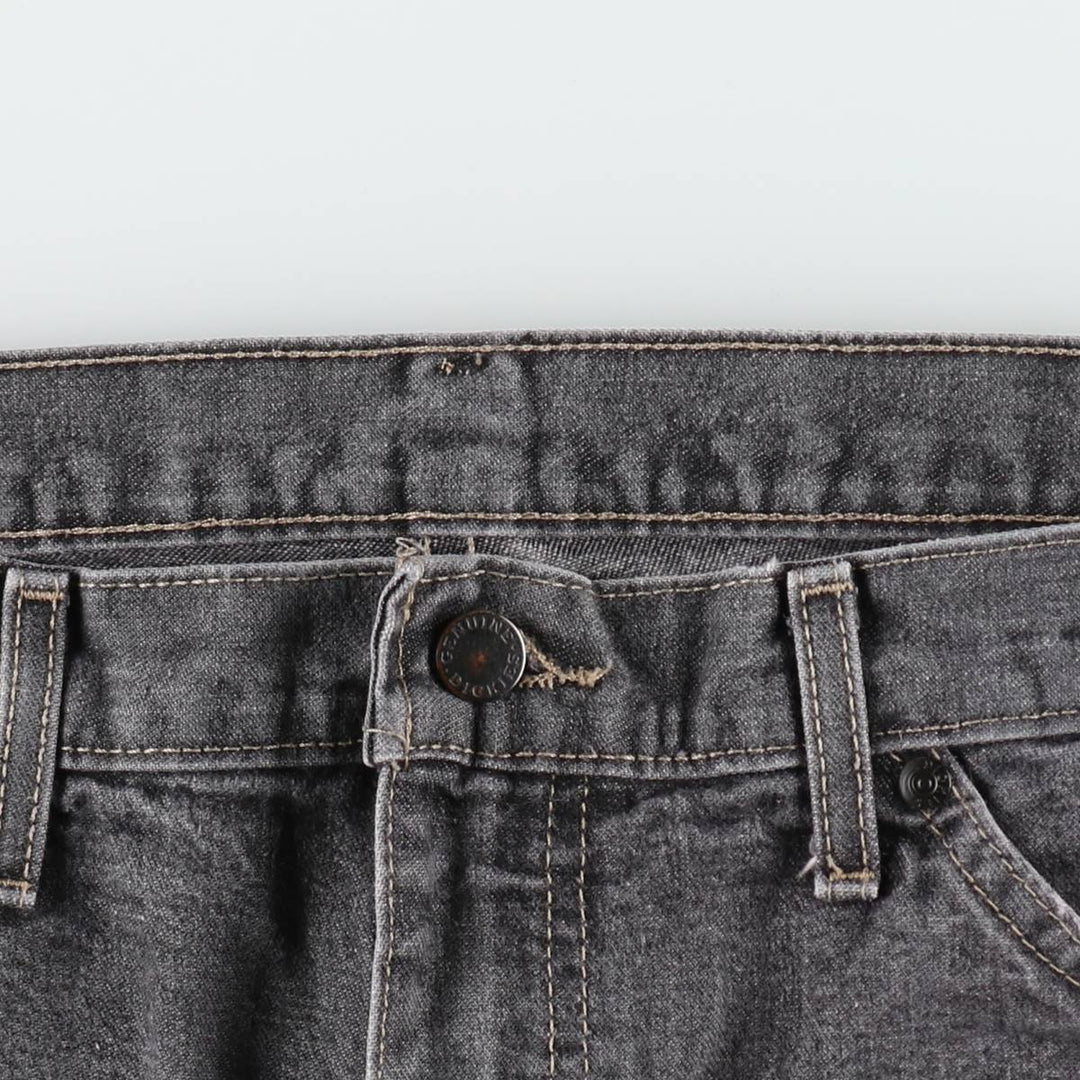 Dickies Black Denim Straight Leg Jeans, Men's W35 (approx.) cotton black type Vintage Second Hand